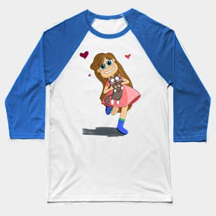 Cat Lover Baseball T-Shirt